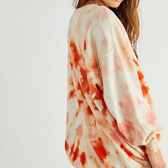 SOLD 🐦‍🔥Free People Cosmos Pullover XSmall Tie Dye - Picture 3 of 10